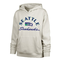 Seattle Seahawks '47 Women's Whirlwind Naomi Hoodie - Stone - 47 brand
