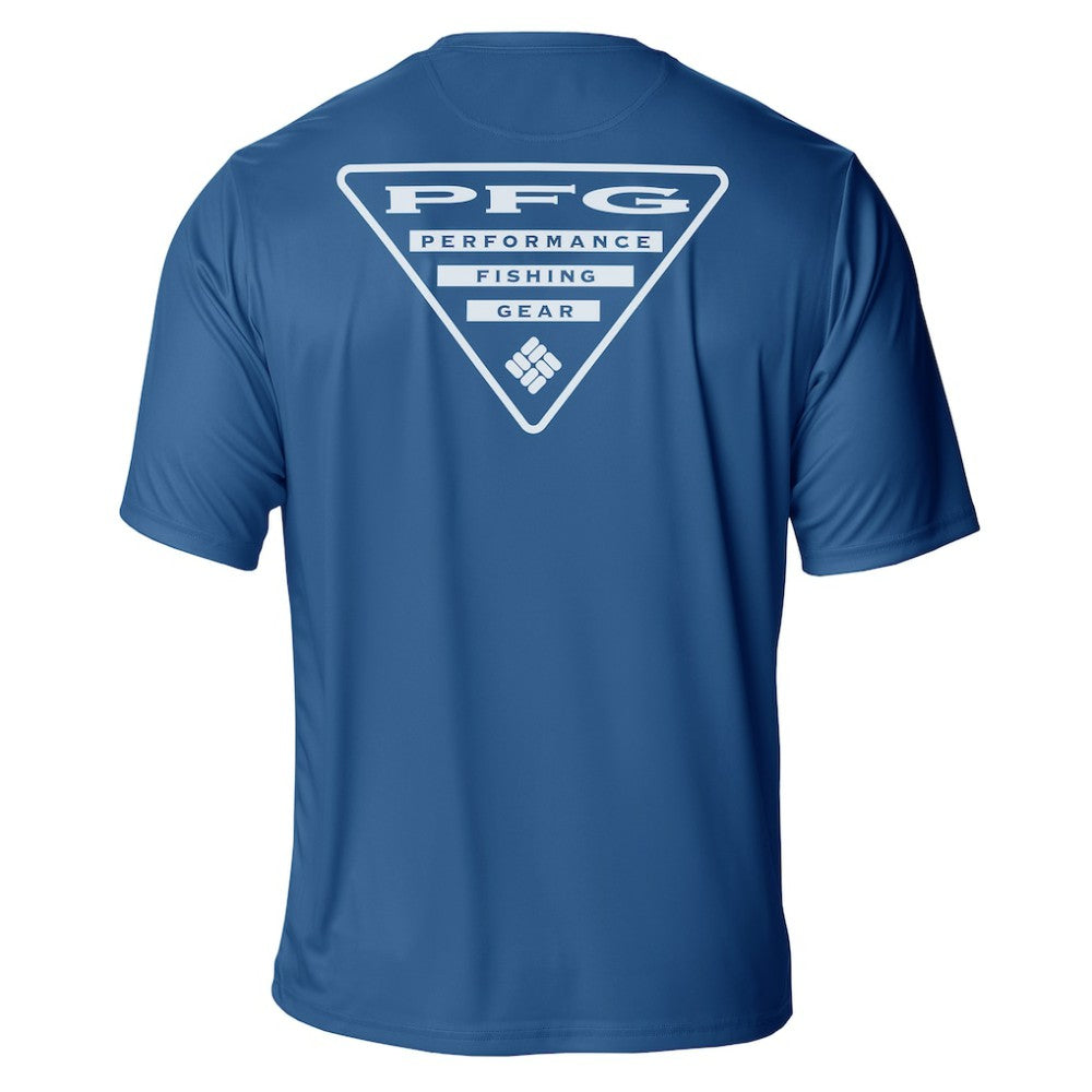 Colorado Avalanche Columbia PFG Terminal Tackle Omni-Shade T-Shirt - Blue | NHL discount