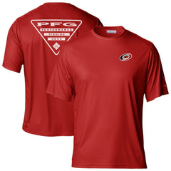 Carolina Hurricanes Columbia PFG Terminal Tackle Omni-Shade T-Shirt - Red | NHL near me