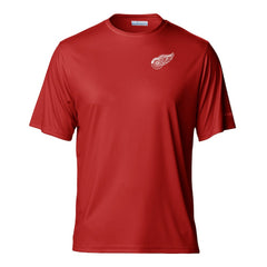 Detroit Red Wings Columbia PFG Terminal Tackle Omni-Shade T-Shirt - Red | NHL Clearance
