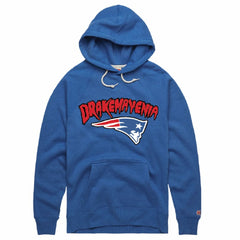 Drake Maye New England Patriots Homage Unisex Drakemayenia Tri-Blend Hoodie - Royal - NFL