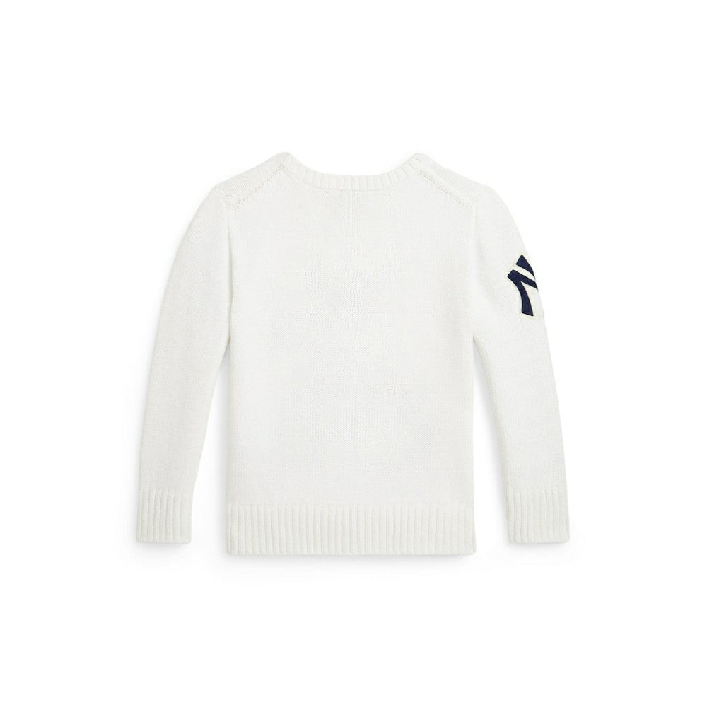 Yankees Polo Ralph Lauren Preschool Bear Sweater for sale