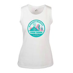 Milwaukee Brewers Levelwear Women's Macy Spring Training Badge Bold Tank Top Outlet