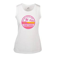 Miami Marlins Levelwear Women's Macy Spring Training Badge Bold Tank Top Near Me
