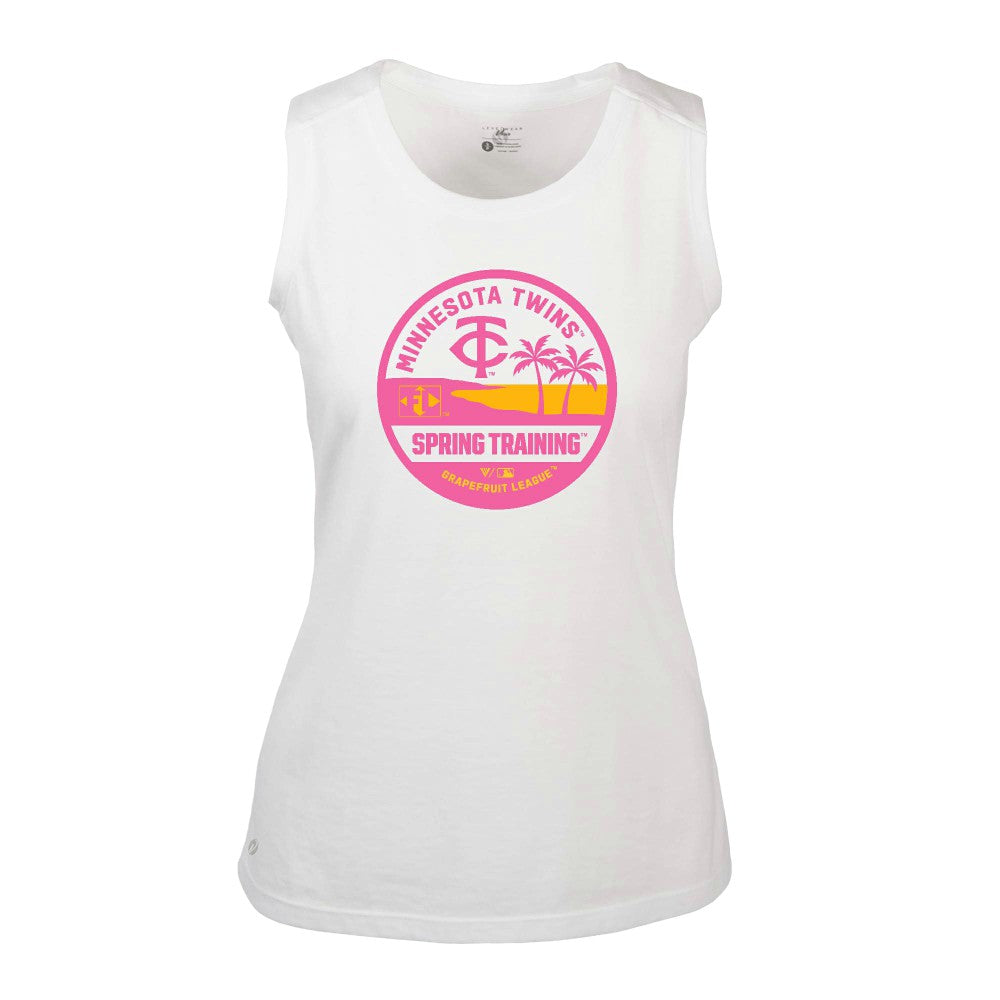 Minnesota Twins Levelwear Women's Macy Spring Training Badge Bold Tank Top Online