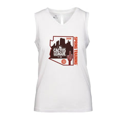 Chicago Cubs Levelwear Women's 2026 Spring Training Paisley Ball Bold Tank for sale