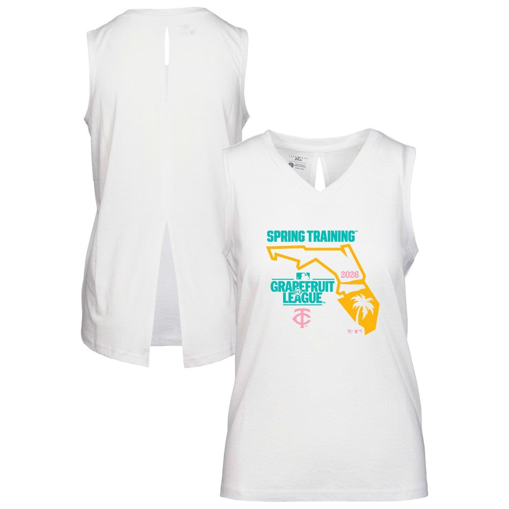 Minnesota Twins Levelwear Women's 2026 Spring Training Paisley Ball Bold Tank Sale