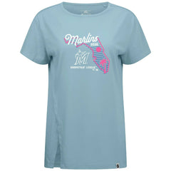 Miami Marlins Levelwear Women's Influx Spring Training Sunrise Bold T-Shirt Discount