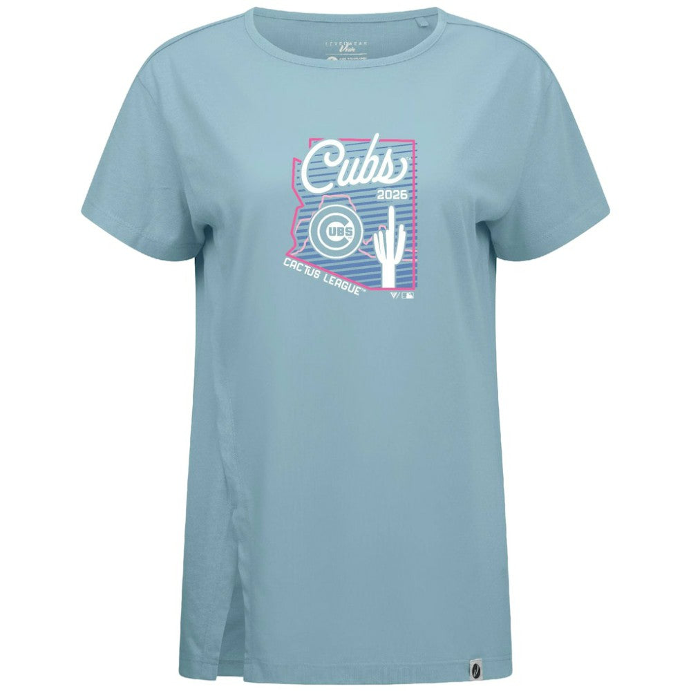 Chicago Cubs Levelwear Women's Influx Spring Training Sunrise Bold T-Shirt Outlet