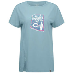 Cincinnati Reds Levelwear Women's Influx Spring Training Sunrise Bold T-Shirt Discount