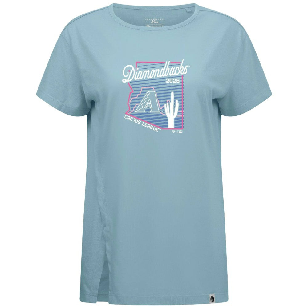 Arizona Diamondbacks Levelwear Women's Influx Spring Training Sunrise Bold T-Shirt Outlet