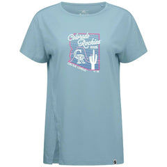 Colorado Rockies Levelwear Women's Influx Spring Training Sunrise Bold T-Shirt for sale