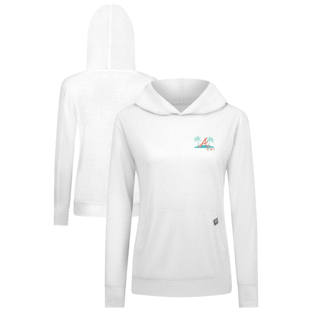 Atlanta Braves Levelwear Women's Relay Spring Break Panoramic Bold Hoodie Online