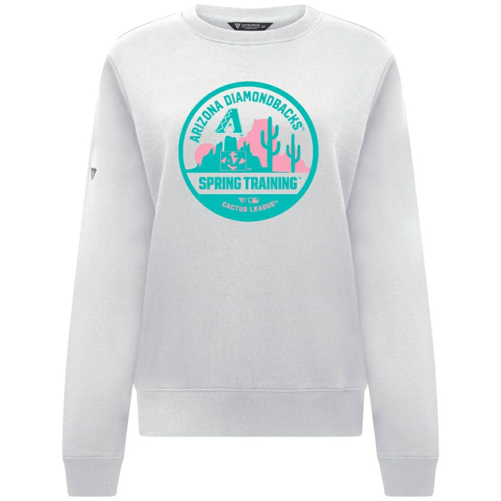Arizona Diamondbacks Levelwear Women's Yvette Spring Training Badge Bold Sweatshirt Outlet