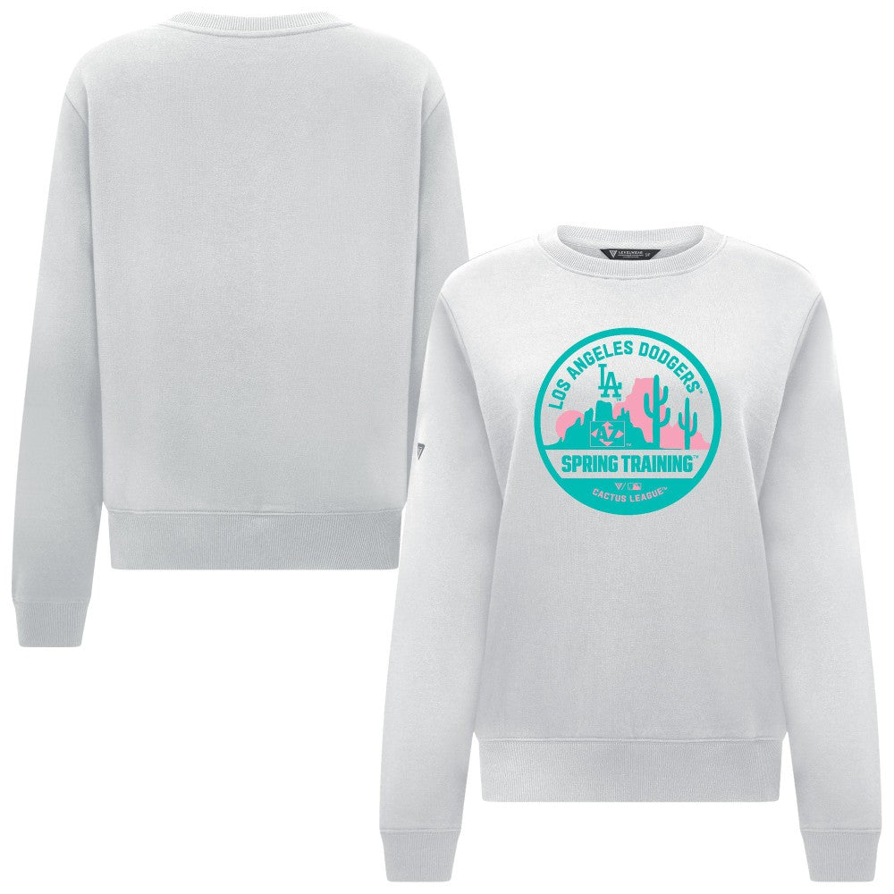 Los Angeles Dodgers Levelwear Women's Yvette Spring Training Badge Bold Sweatshirt Discount