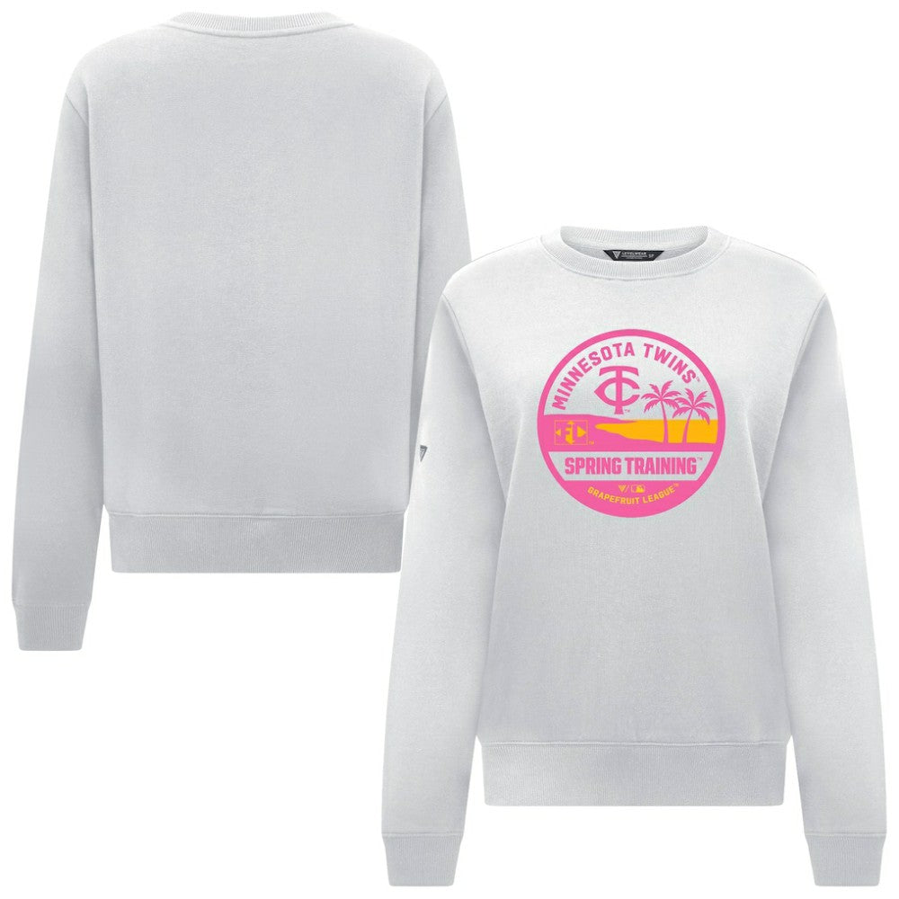 Minnesota Twins Levelwear Women's Yvette Spring Training Badge Bold Sweatshirt Sale