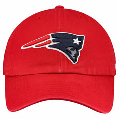 New England Patriots '47 Clean Up Primary Logo Adjustable Hat - Red - 47 brand