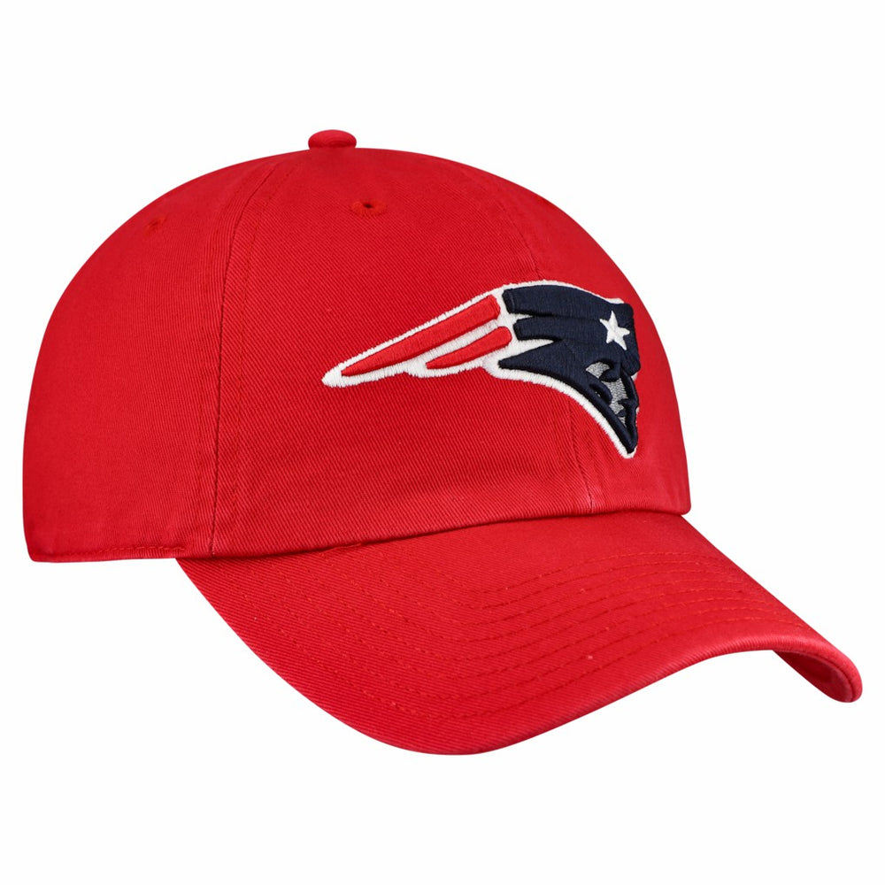 New England Patriots '47 Clean Up Primary Logo Adjustable Hat - Red - 47 brand
