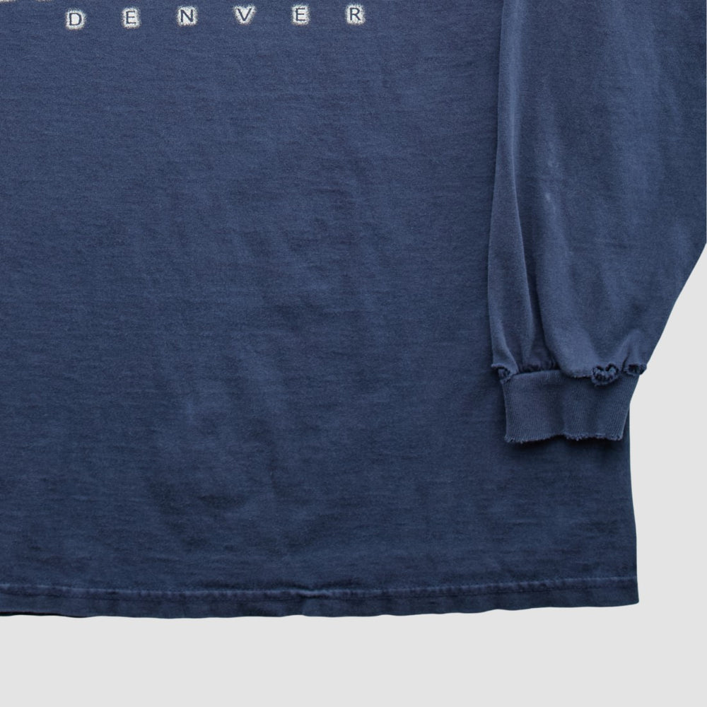 Denver Broncos Delta 2000s Long Sleeve T-shirt - Navy Vintage - Fanatics