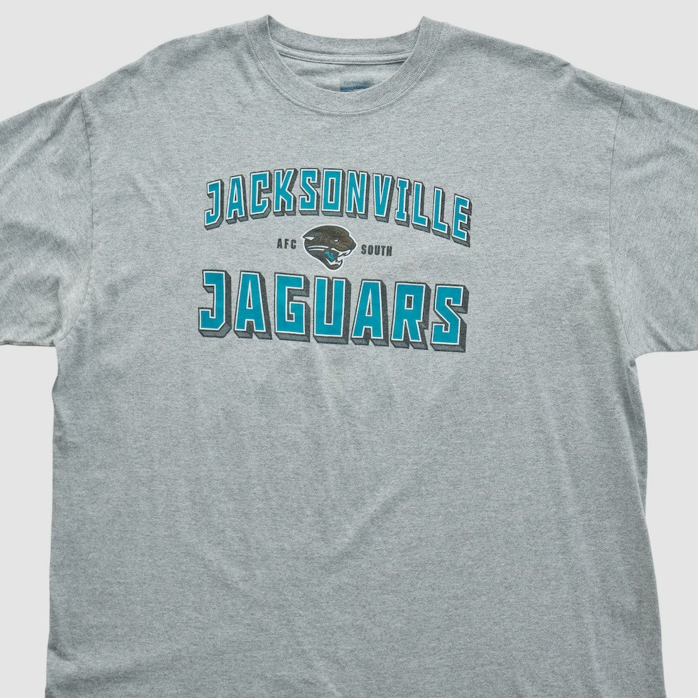 Jacksonville Jaguars Reebok 2000s T-shirt - Heather Gray Vintage - Fanatics