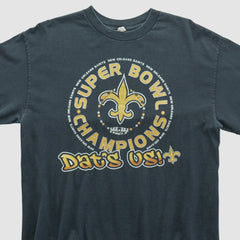 New Orleans Saints Alstyle 2010 Long Sleeve T-shirt - Black Vintage - Fanatics
