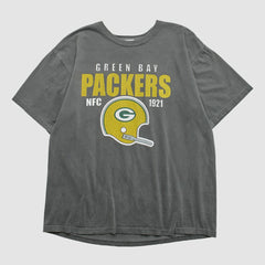Green Bay Packers NFL 2010s T-shirt - Charcoal Vintage - Fanatics