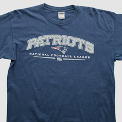 New England Patriots Gildan 2000s Long Sleeve T-shirt - Navy Vintage - Fanatics