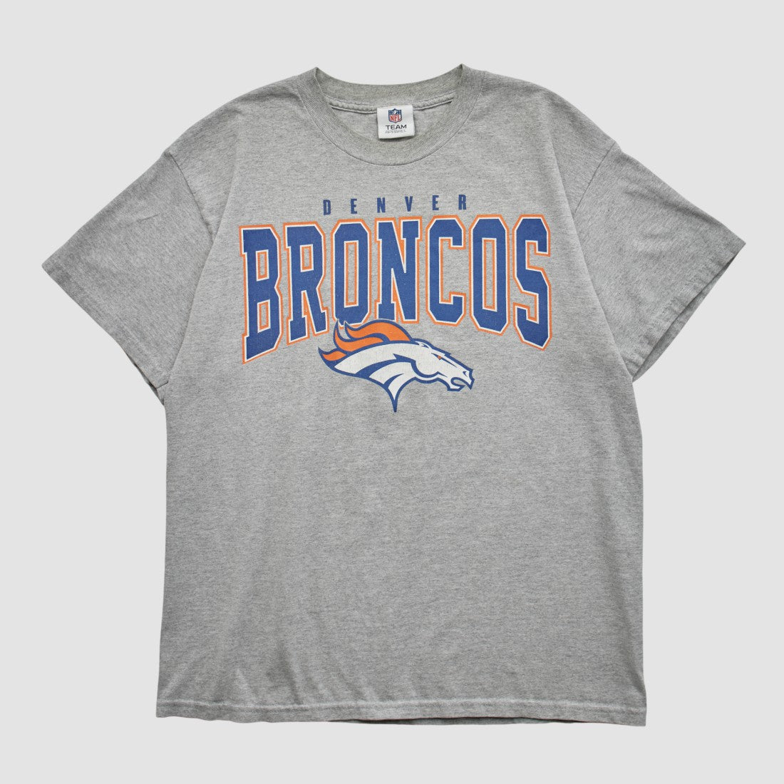 Denver Broncos NFL 2010s T-shirt - Heather Gray Vintage - Fanatics