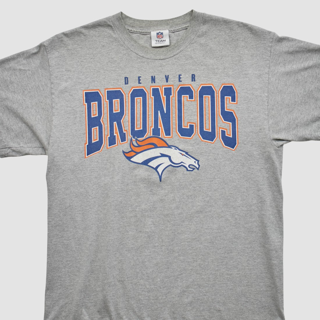 Denver Broncos NFL 2010s T-shirt - Heather Gray Vintage - Fanatics