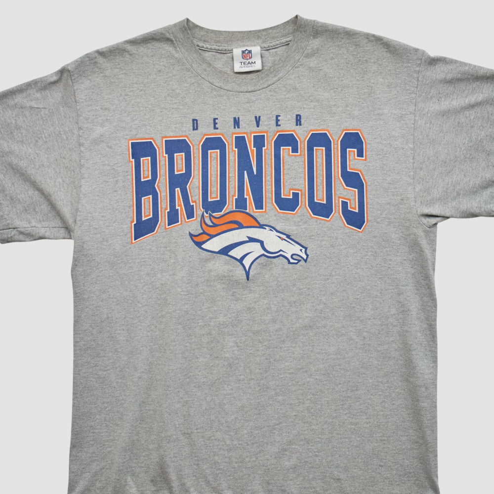 Denver Broncos NFL 2010s T-shirt - Heather Gray Vintage - Fanatics
