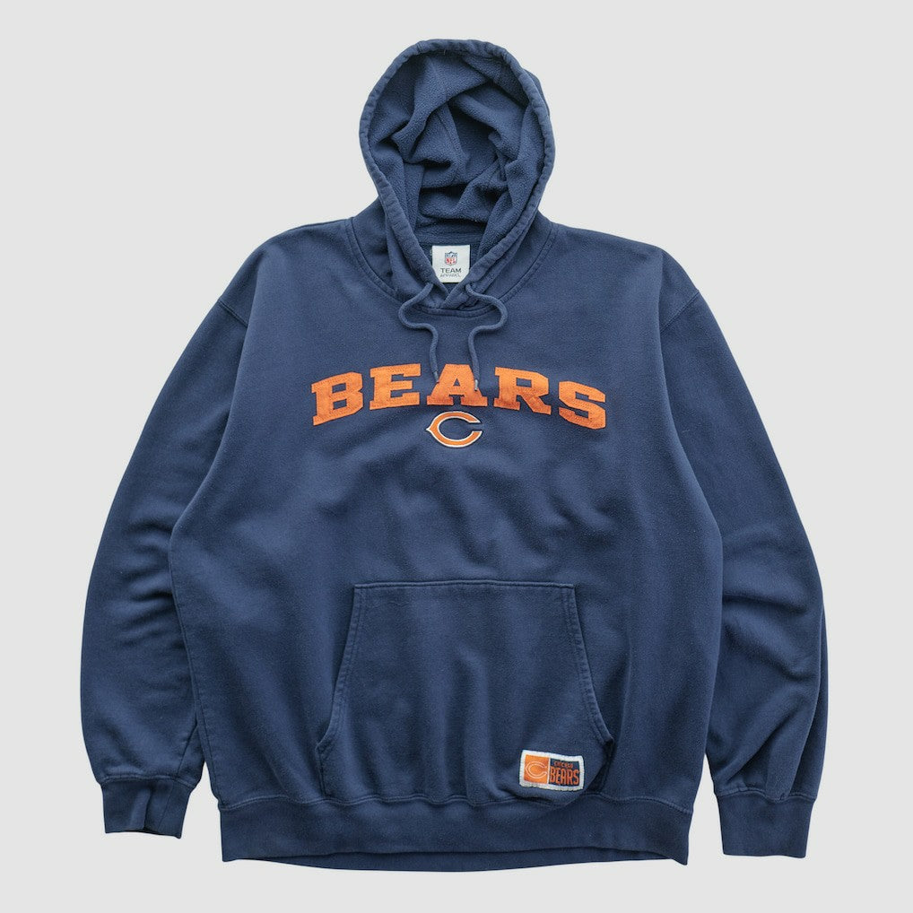 Chicago Bears NFL 2010s Hooded Pullover Sweatshirt - Navy Vintage - Fanatics