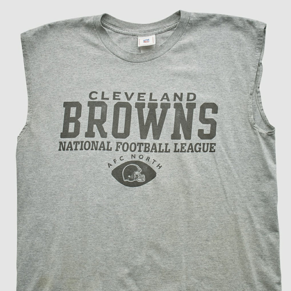 Cleveland Browns NFL 2000s Tank - Heather Gray Vintage - Fanatics