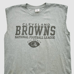 Cleveland Browns NFL 2000s Tank - Heather Gray Vintage - Fanatics