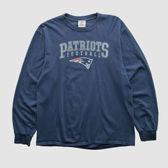New England Patriots NFL 2010s Long Sleeve T-shirt - Navy Vintage - Fanatics