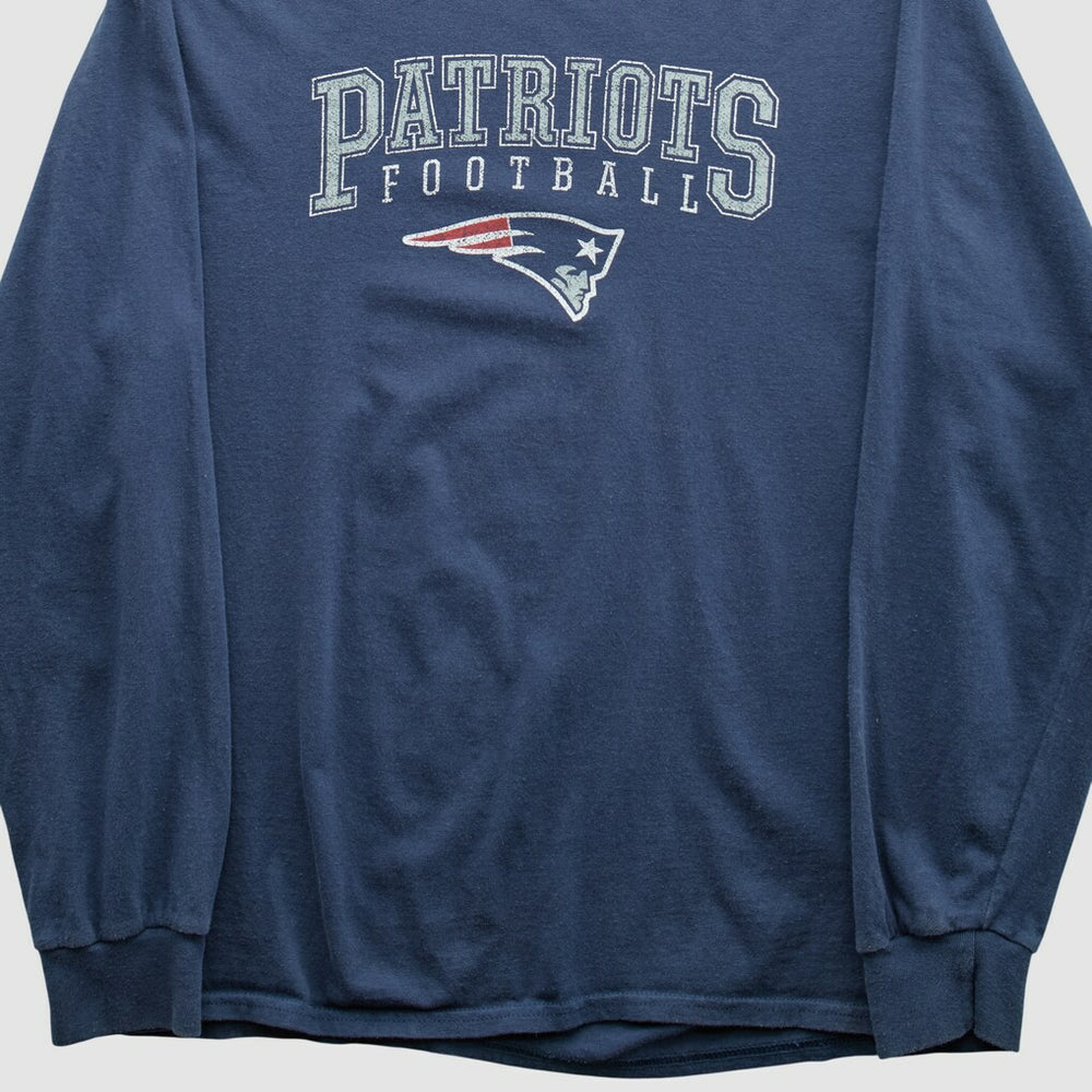 New England Patriots NFL 2010s Long Sleeve T-shirt - Navy Vintage - Fanatics