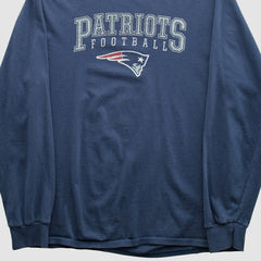 New England Patriots NFL 2010s Long Sleeve T-shirt - Navy Vintage - Fanatics