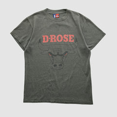 Vintage Chicago Bulls Majestic 2000s T-shirt Dark Heather Gray