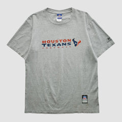 Houston Texans Reebok 2000s T-shirt - Heather Gray Vintage - Fanatics