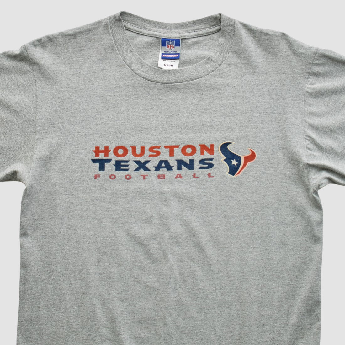 Houston Texans Reebok 2000s T-shirt - Heather Gray Vintage - Fanatics