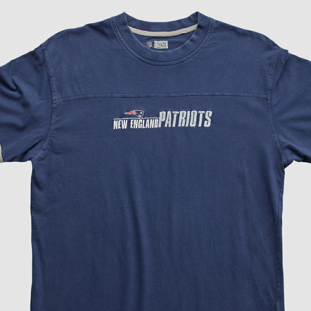 New England Patriots NFL 2000s Long Sleeve T-shirt - Navy Vintage - Fanatics