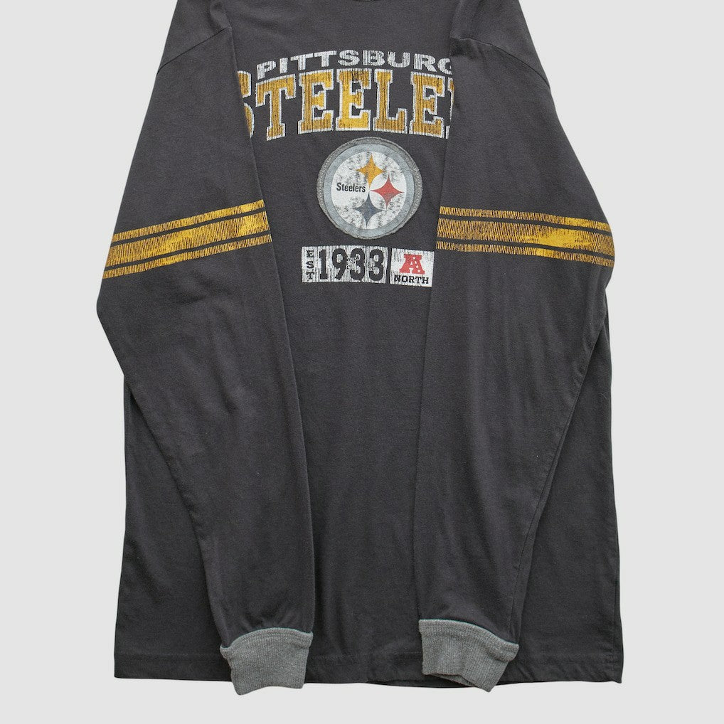 Pittsburgh Steelers NFL 2010s Long Sleeve T-shirt - Black Vintage - Fanatics