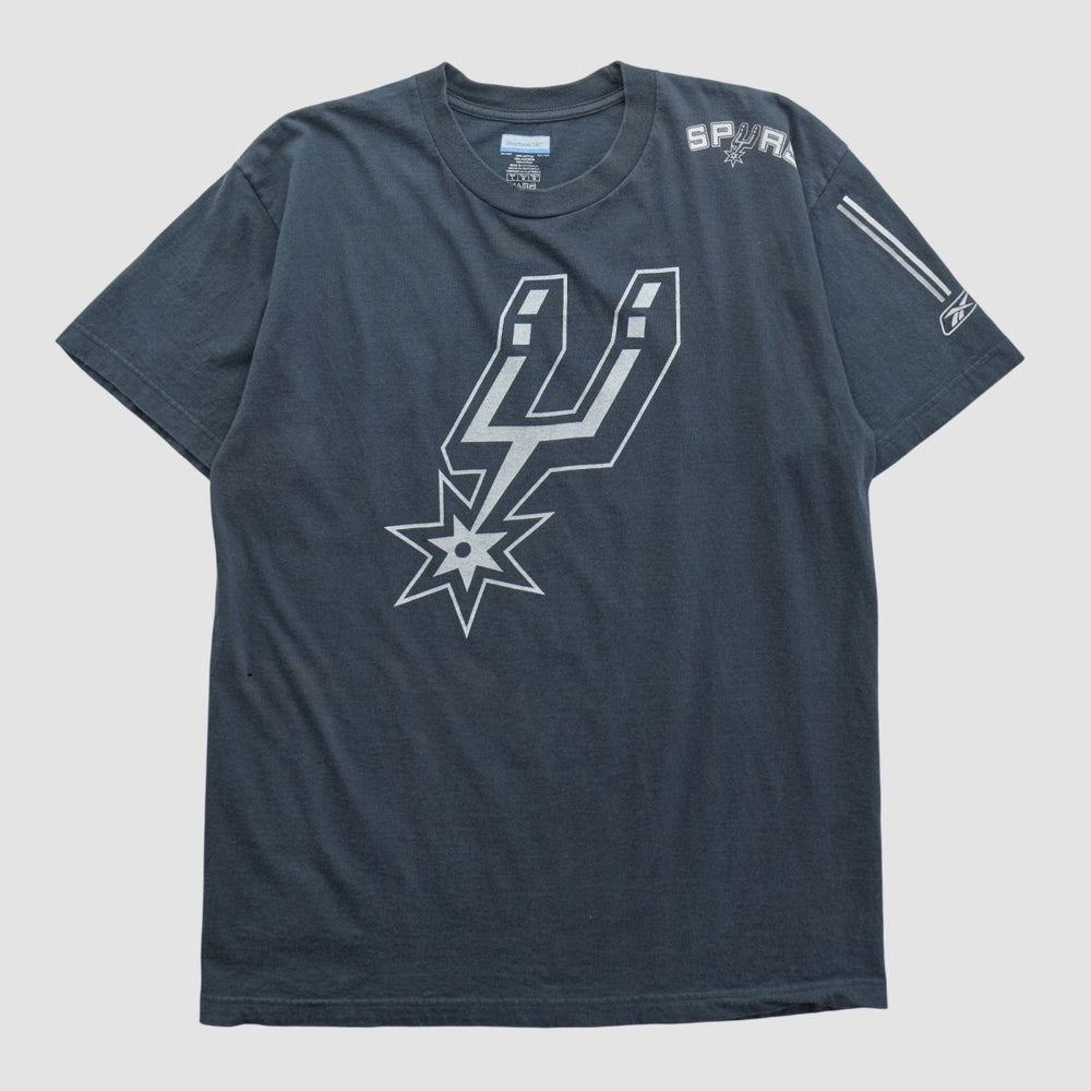 Vintage San Antonio Spurs Reebok 2000s T-shirt Black