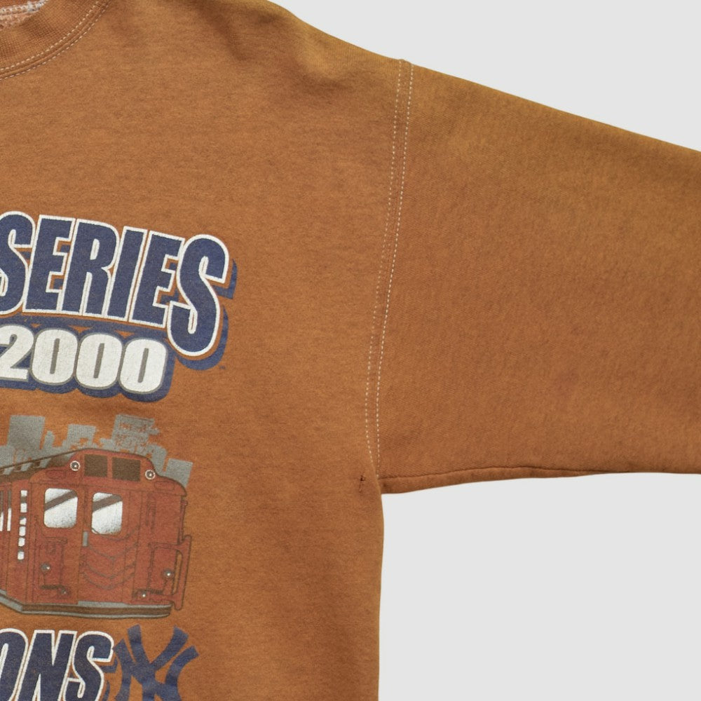 New York Yankees Puma 2000 Pullover Sweatshirt Outlet
