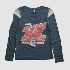 Super Bowl XLIX Team Edition Apparel 2015 Long Sleeve T-shirt - Navy Vintage - Fanatics