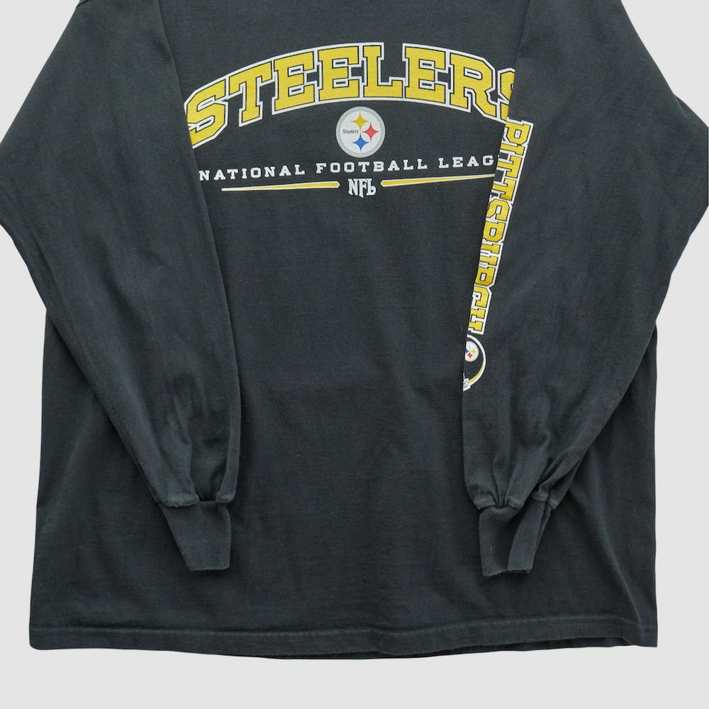 Pittsburgh Steelers NFL 2000s Long Sleeve T-shirt - Black Vintage - Fanatics