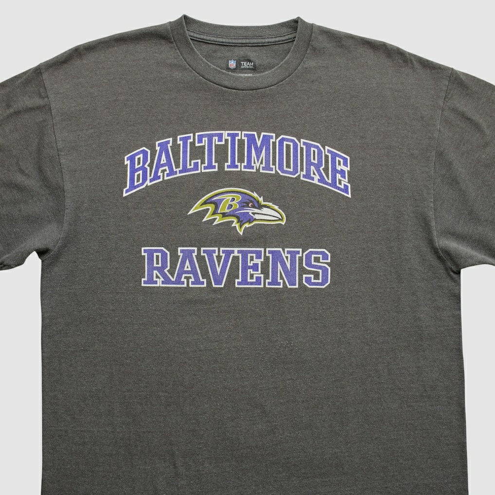 Baltimore Ravens NFL 2010s T-shirt - Dark Heather Gray Vintage - Fanatics