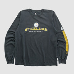 Pittsburgh Steelers NFL 2010s Long Sleeve T-shirt - Black Vintage - Fanatics