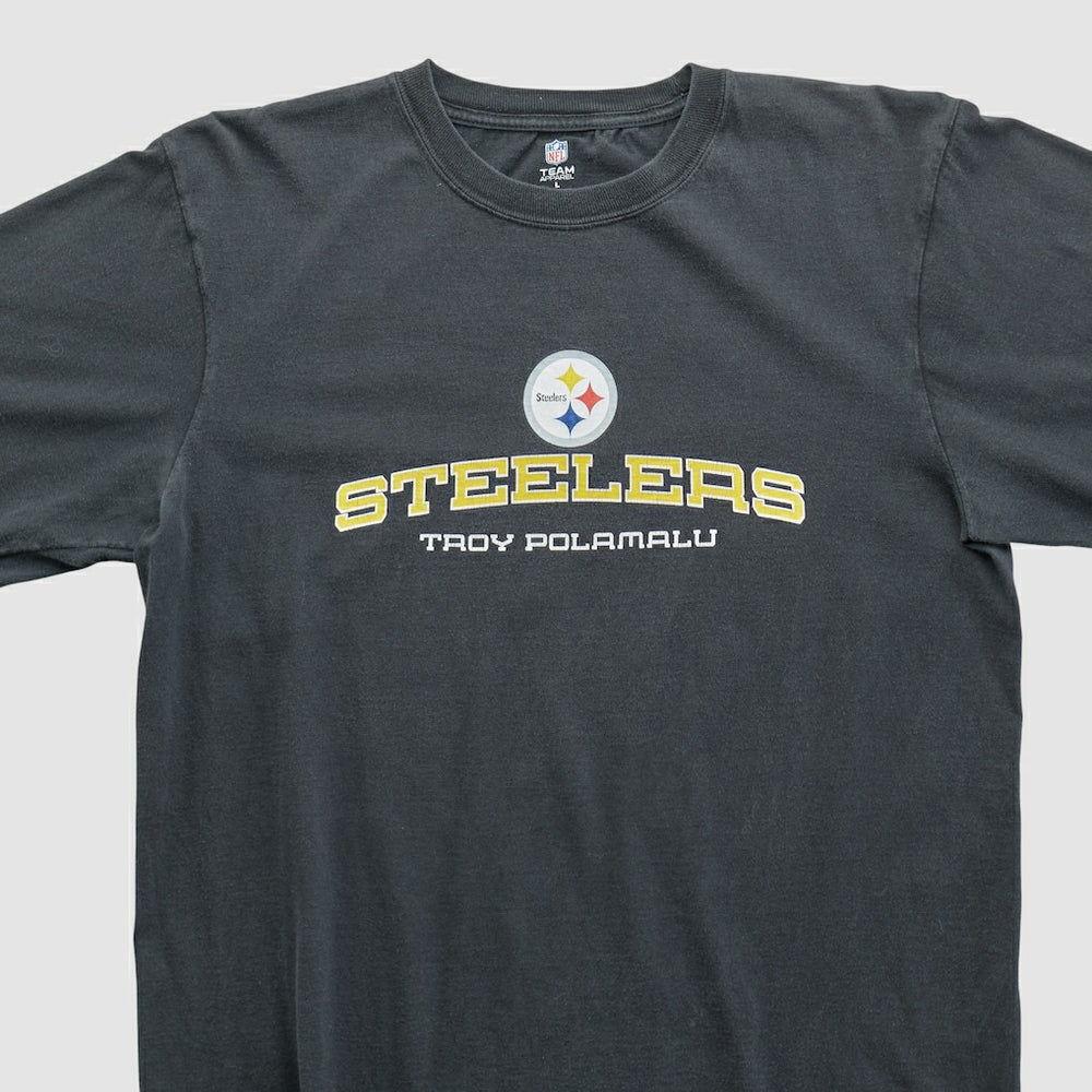 Pittsburgh Steelers NFL 2010s Long Sleeve T-shirt - Black Vintage - Fanatics