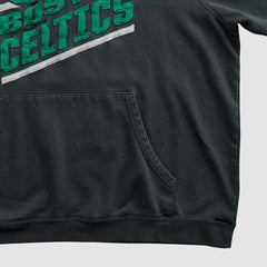 Adidas Boston Celtics 2010s Hooded Pullover Sweatshirt Black Vintage