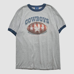 Dallas Cowboys Cowboys Authentic Apparel 2000s T-shirt - Heather Gray Vintage - Fanatics